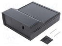 Enclosure: desktop; CAB PULPIT; X: 154mm; Y: 173mm; Z: 61mm; ABS
