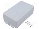 Enclosure: multipurpose; X: 95mm; Y: 160mm; Z: 49mm; COFFER; ABS; grey