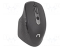 Optical mouse; black; USB A; wireless,Bluetooth 5.0; 10m