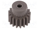 Spur gear; whell width: 35mm; Ø: 38mm; Number of teeth: 17; ZCL