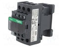 Contactor, TeSys D Series, 25 A, DIN Rail, 690 VAC, 3PST-NO, 3 Pole, 20 hp