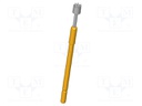Test needle; Operational spring compression: 4mm; 8A; Ø: 2.5mm