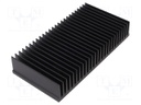 Heatsink: extruded; grilled; black; L: 75mm; W: 150mm; H: 27mm