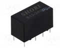 Relay: electromagnetic; DPDT; Ucoil: 24VDC; 0.5A/125VAC; 1A/30VDC