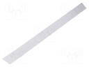 Cover for LED profiles; frosted; 1m; V: E; slide