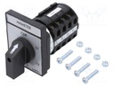 Switch: ammeter cam switch; Stabl.pos: 5; 16A; OFF-L1-L2-L3-N