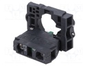 Contact block; 22mm; Harmony XB5; -25÷70°C; IP20; Contacts: NO