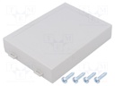 Enclosure: multipurpose; X: 109mm; Y: 147mm; Z: 32.6mm; ABS; IP54