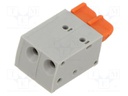 Connector: PCB terminal block; terminal; GB; 6A; PIN: 2; angled