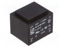 Transformer: encapsulated; 2.6VA; 230VAC; 9V; 289mA; Mounting: PCB