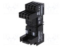 Relays accessories: socket; PIN: 14; Mounting: DIN; 10A; 250VAC
