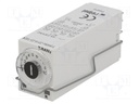 Timer; 0,1s÷100h; 4PDT; 250VAC/6A; 24VDC; DIN,socket,on panel