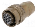 Connector: circular; MIL-C-26482, Series 1,PT; plug; female; 7.5A