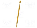 Needle-like test probe; Operational spring compression: 3mm