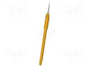Test needle; Operational spring compression: 4mm; 5A; Ø: 0.6mm