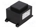 Transformer: encapsulated; 25VA; 230VAC; 12V; 12V; 1041.6mA; IP00