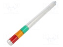 Signaller: signalling column; LED; red/amber/green; 24VDC; IP65