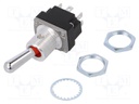 Switch: toggle; Pos: 2; DPDT; ON-ON; 0.1A/28VAC; Leads: screw; IP67