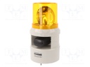 Signaller: lighting-sound; 24VDC; siren,rotating light; IP54