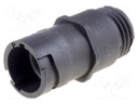 Plug; female; PIN: 4; w/o contacts; Miniature CPC; for cable