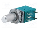 Potentiometer: shaft; single turn; 10kΩ; ±20%; 6mm; for PCB; L: 15mm