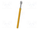 Test needle; Operational spring compression: 4mm; 5A; Ø: 2mm; 1.5N