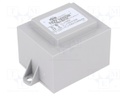 Transformer: encapsulated; 15VA; 230VAC; 19V; 230V; Mounting: PCB