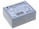 Transformer: mains; 6VA; 115VAC; 9V; 9V; 330mA; Mounting: PCB; IP00
