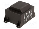 Transformer: encapsulated; 20VA; 230VAC; 15V; 15V; 667mA; 667mA