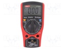 Digital multimeter; LCD,with a backlit; VAC: 2/20/200/750V; 20H
