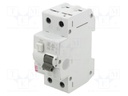 RCBO breaker; Inom: 20A; Ires: 30mA; Poles: 2; 230/400VAC; DIN; IP20