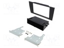 Radio mounting frame; Audi; 2 DIN; black