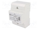 Transformer: safety; 30VA; 230VAC; 24V; IP30; Mounting: DIN; 1kg