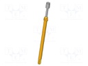 Test needle; Operational spring compression: 4mm; 8A; Ø: 2mm; 3N