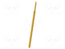Needle-like test probe; Operational spring compression: 4.3mm