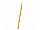 Needle-like test probe; Operational spring compression: 4.3mm