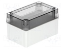 Enclosure: multipurpose; X: 80mm; Y: 130mm; Z: 75mm; MNX; grey; IK08