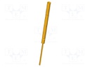 Test probe socket; Contact plating: gold-plated; on cable
