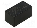 Converter: AC/DC; 15W; Uin: 85÷305VAC,100÷430VDC; Uout: 9VDC; 84%