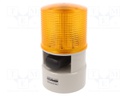 Signaller: lighting-sound; 24VDC; Colour: amber; IP54; -30÷50°C