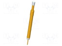 Needle-like test probe; Operational spring compression: 4.2mm
