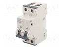 Circuit Breaker, MCB, 5SY4, 1P+N, 10 kA, 230 V, 4 A