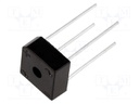 Single-phase bridge rectifier; Urmax: 50V; If: 6A; Ifsm: 180A; BR-6