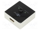 Switch; HDCP 2.2,HDMI 2.0; black; Input: HDMI socket x2