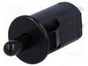 Switch: door; Pos: 2; SPST-NO; 10A/250VAC; Illumin: none; none; 50mΩ