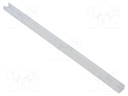 PCB guide; polyamide; natural; L: 127mm; UL94V-2; -40÷120°C