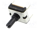 Potentiometer: shaft; single turn; 5kΩ; ±20%; 0.75W; linear; 6.35mm