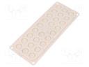 Multigate grommet; TPE (thermoplastic elastomer); light grey