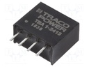 Converter: DC/DC; 1W; Uin: 21.6÷26.4V; Uout: 15VDC; Iout: 65mA; SIP4