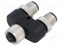 M12 adapter FY-M12D-04F-M12D-04M-T-0100